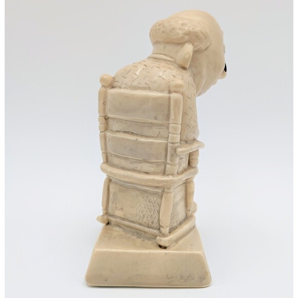 Vintage Russ Wallace Berrie Worlds Greatest Grandpa Figurine 1970 Silisculpt USA - Picture 8 of 9